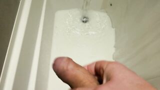 Wanking in a fresh shower....same result... ejaculation