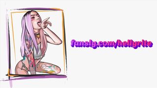 Hard anal scene and fingering pair tattooed angel