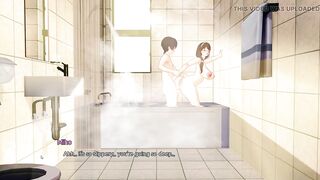 this chab bangs that in her washroom