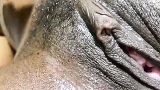 Use My Oiled Up Bazookas and Moist Cunt to Cum (Close-up Black Joi Cum Instruction)