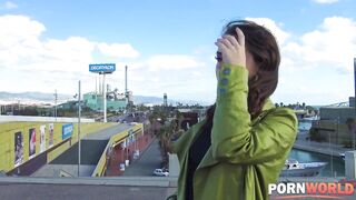 Outdoor photoshoot gets Zoe Doll super lascivious for hardcore multiple orgasms