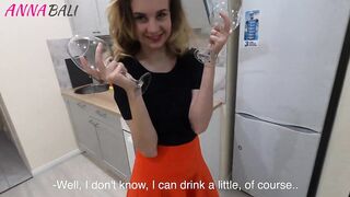 When my girlfriend was in shower I screwed her ally in nylons