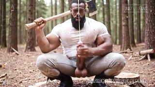 Sticky Muscle Dudes Day 65 Preview, AI-Generated Muscle Boyz, Large Jocks, Large Cum Loads