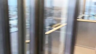 PUBLIC RISKY SEX SHOWING TWAT IN THE EDUCATE AND LASTLY CREAMPIE IN PETITE SNATCH