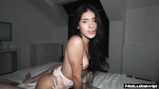 Latin chick PAWG Enticed For A Three-some
