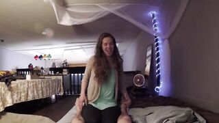 Lustful Girlfriend Rides Shlong for Multiple Orgasms