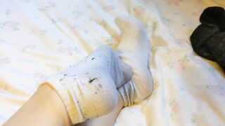 hawt little indecent white ankle socks