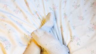 hawt little indecent white ankle socks