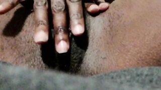 Black close up vagina contraction climax