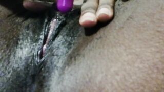 Black close up vagina contraction climax