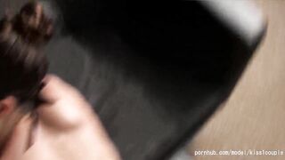 I made him cum in two minutes with my taut booty