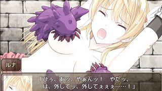 Woman knight Breastfeeding