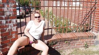 Quicky with a Sextoy in the Town