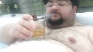 Obese Daddies hottubin time