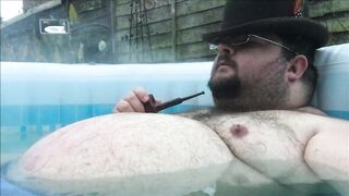 Obese Daddies hottubin time