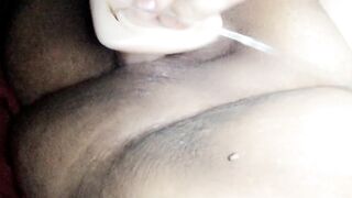Teasing my moist cunt