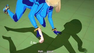 CG Anime Samus Titfuck
