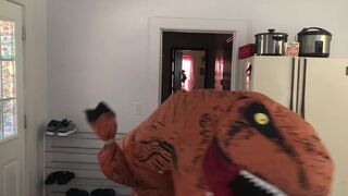 Hot cosplayer play just dance with raiment on. Family affable content.