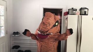 Hot cosplayer play just dance with raiment on. Family affable content.
