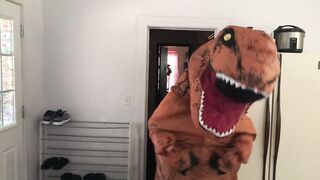Hot cosplayer play just dance with raiment on. Family affable content.