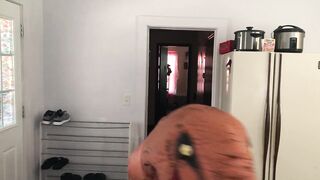 Hot cosplayer play just dance with raiment on. Family affable content.