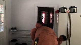 Hot cosplayer play just dance with raiment on. Family affable content.
