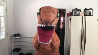 Hot cosplayer play just dance with raiment on. Family affable content.