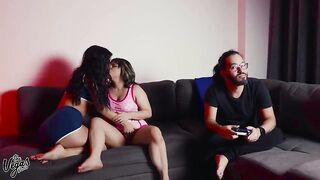 My Gamer Girlfriend and Her Roommate Min Galilea Turn a Casual Visit Into a Hawt Lesbo Surprise