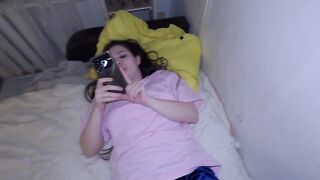Stepsister Fights Boredom with Her Vagina