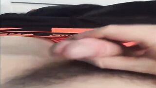 my stepsister jerk off me thoroughly until I make a large jiclee in her cunt