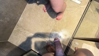 Watching Her Undressed in the Shower Makes Sinflare's Knob Go Hard