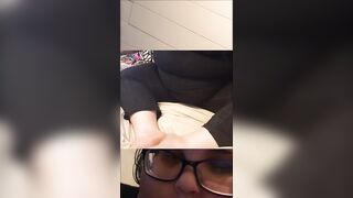 Perspired sock and sneaker worship