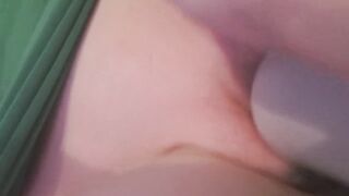 Redhead plays with herself