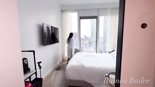 Lustful Latin chick Bianca Bailee Sex-toy Blasts Her Juicy Vagina
