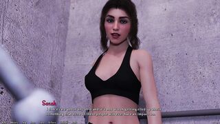 Being a Dik - 18yo Sorority Gal Sarah Gets Her Arsehole Screwed Whilst Being Stuck to a Ladder
