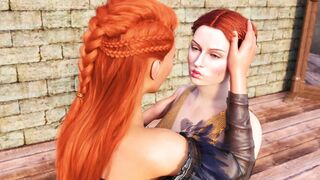 3 Lesbo eighteen Plus Small Stepsisters Having Three-some Sex