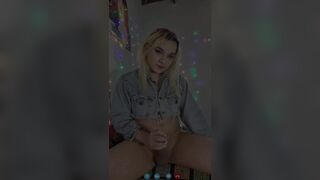 Sexy Clip Call with Trans Cuties, This babe Cums Very Milky