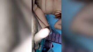 My girlfriend doesn't realize I'm looking at other cuties whilst I'm having sex with her.