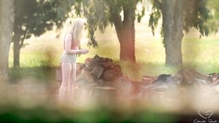 Three-some In The Farm! Charlie Forde Screws Caleb Arcane & Finley Kay!