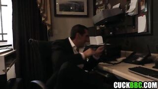 Cuckold Doesn't Mind Wife Cheating On Him With Ebony Bulls
