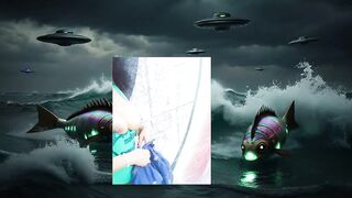 OCEAN WATER CGI SCI FI PLANET PARODY ROLE PLAY SOLO FEMALE PUBLIC