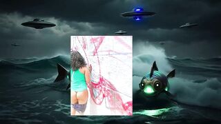 OCEAN WATER CGI SCI FI PLANET PARODY ROLE PLAY SOLO FEMALE PUBLIC