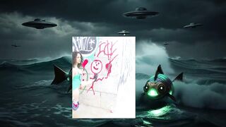 OCEAN WATER CGI SCI FI PLANET PARODY ROLE PLAY SOLO FEMALE PUBLIC