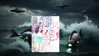 OCEAN WATER CGI SCI FI PLANET PARODY ROLE PLAY SOLO FEMALE PUBLIC