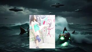 OCEAN WATER CGI SCI FI PLANET PARODY ROLE PLAY SOLO FEMALE PUBLIC