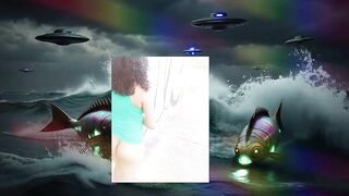 SCI FI PLANET PARODY Solo Female Public Exhibition