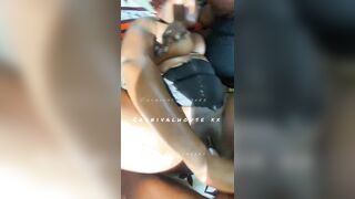 POV backshots with 2 black college roommates