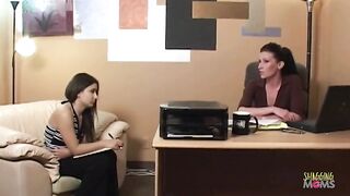 An experienced lady instructs a timid emerging lesbo on how to satisfy her body with one more woman.
