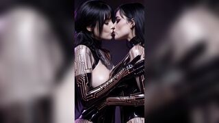 Planet Utoppia's Most excellent AI Generated Cyberpunk Horny Gals and Futas