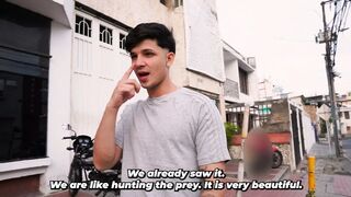 Influencer takes on street challenges to hook up with sexy cuties in Cali